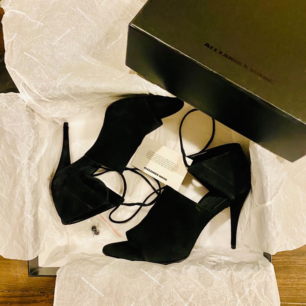 NEW in Box Alexander Wang Black Ellen Stilettos